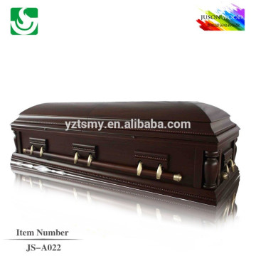 two parts open cremation casket